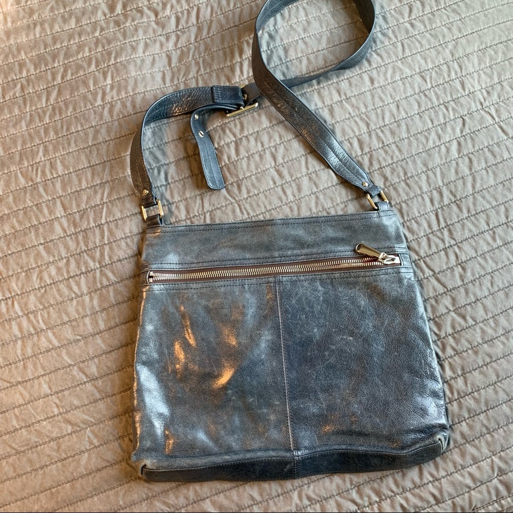 HOBO Blue Leather Purse